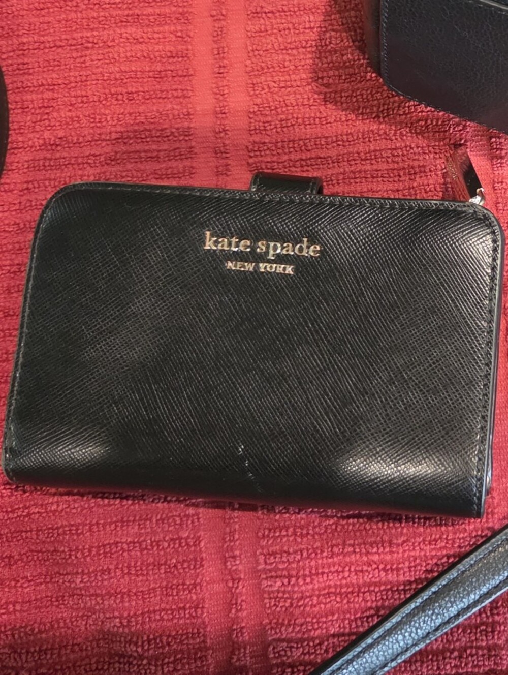 Kate Spade Black Leather Wallet